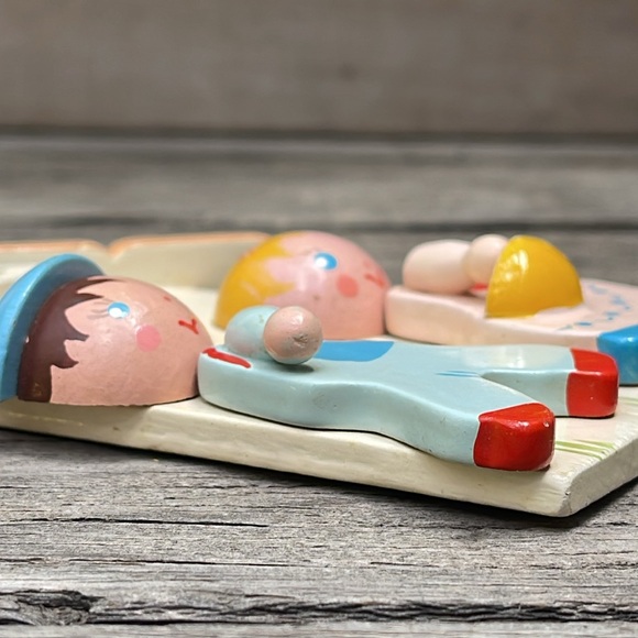 Vintage Baby Nursery Wood IRMI Light Switch Plate Cover - Picture 7 of 13